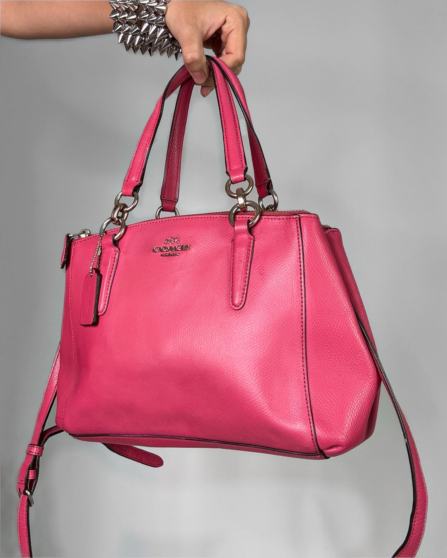 Pink Coach Vintage Bag
