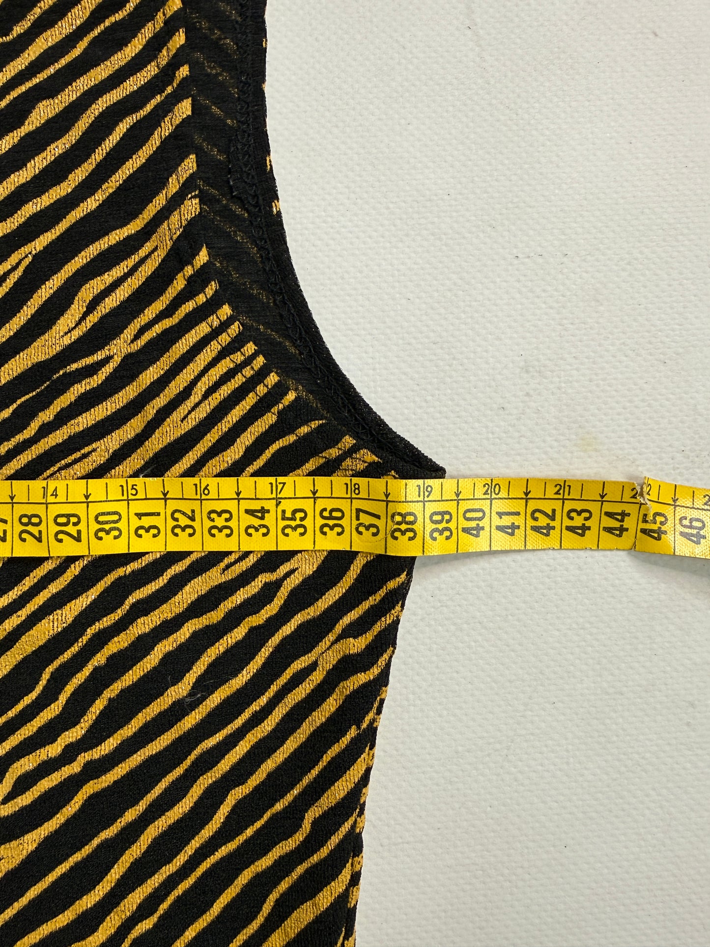 2000s tiger print top