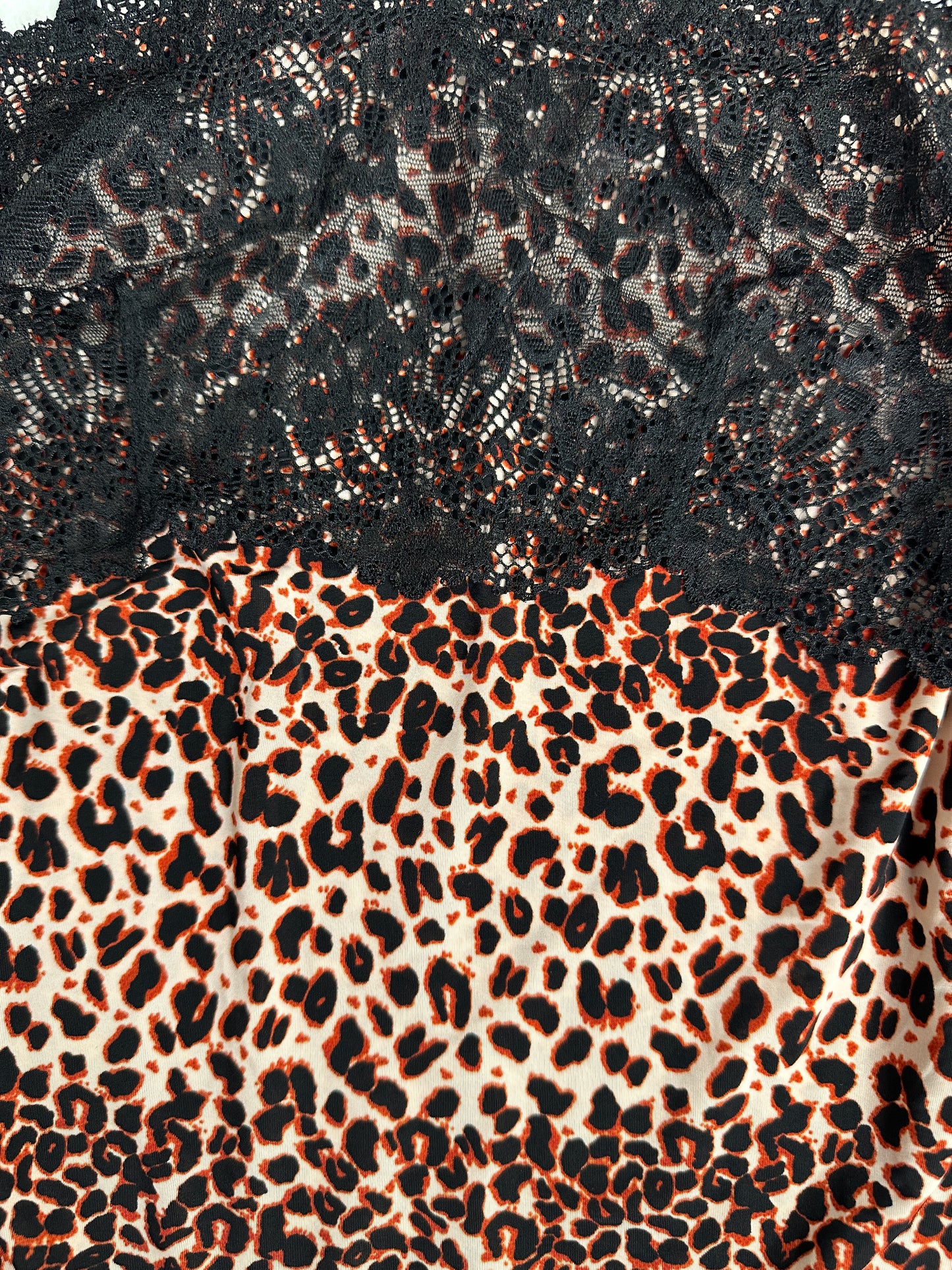 Vintage cheetah print Y2K top