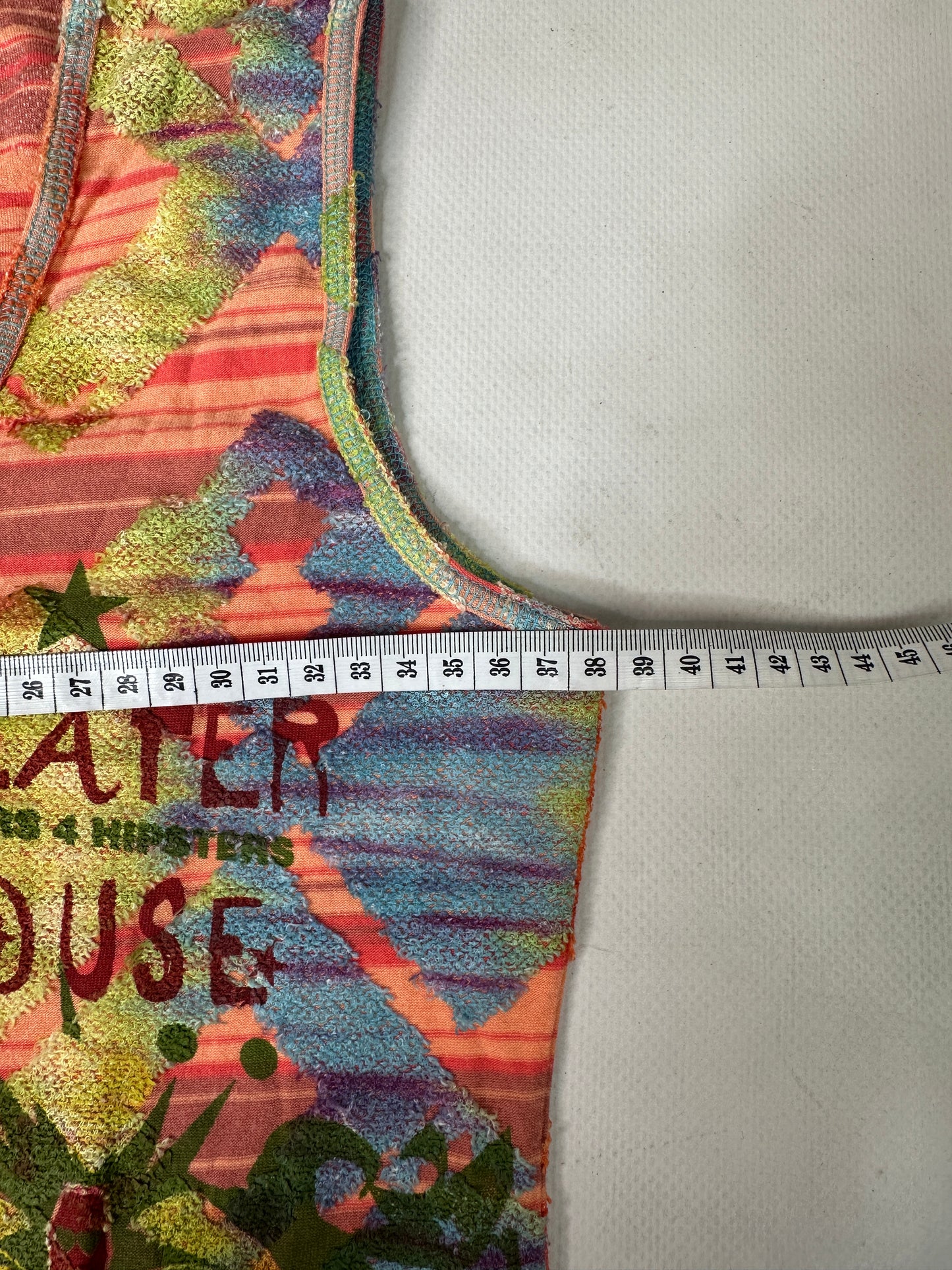 Vintage 2000s funky graphic top