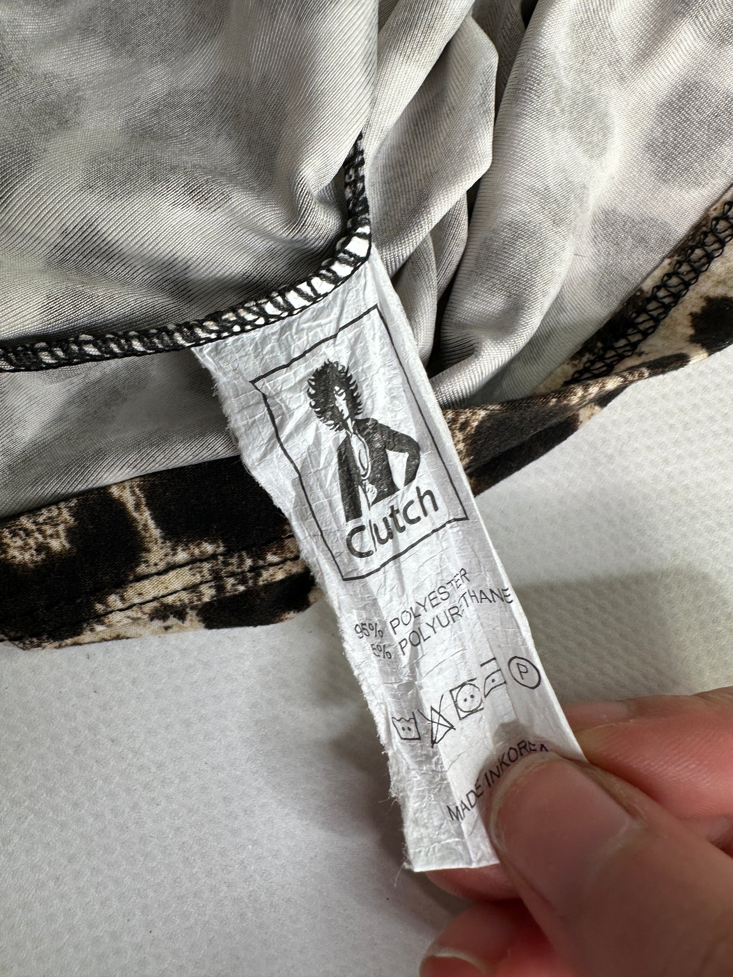 Vintage Y2K animal print top