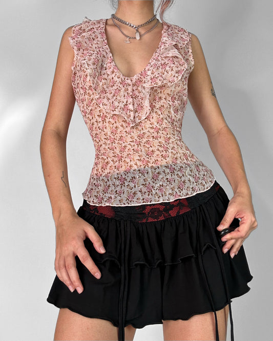 Vintage 2000s ditsy floral top