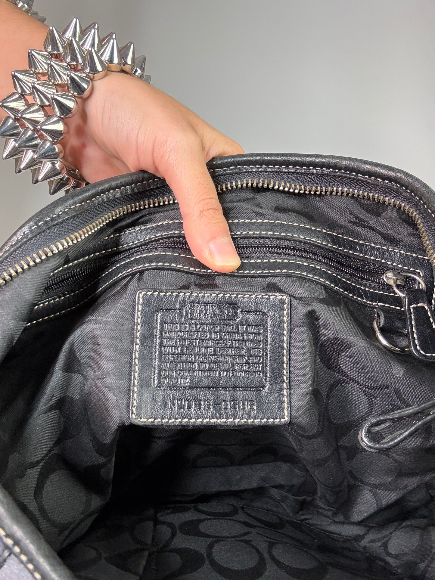 Vintage COACH fur bag