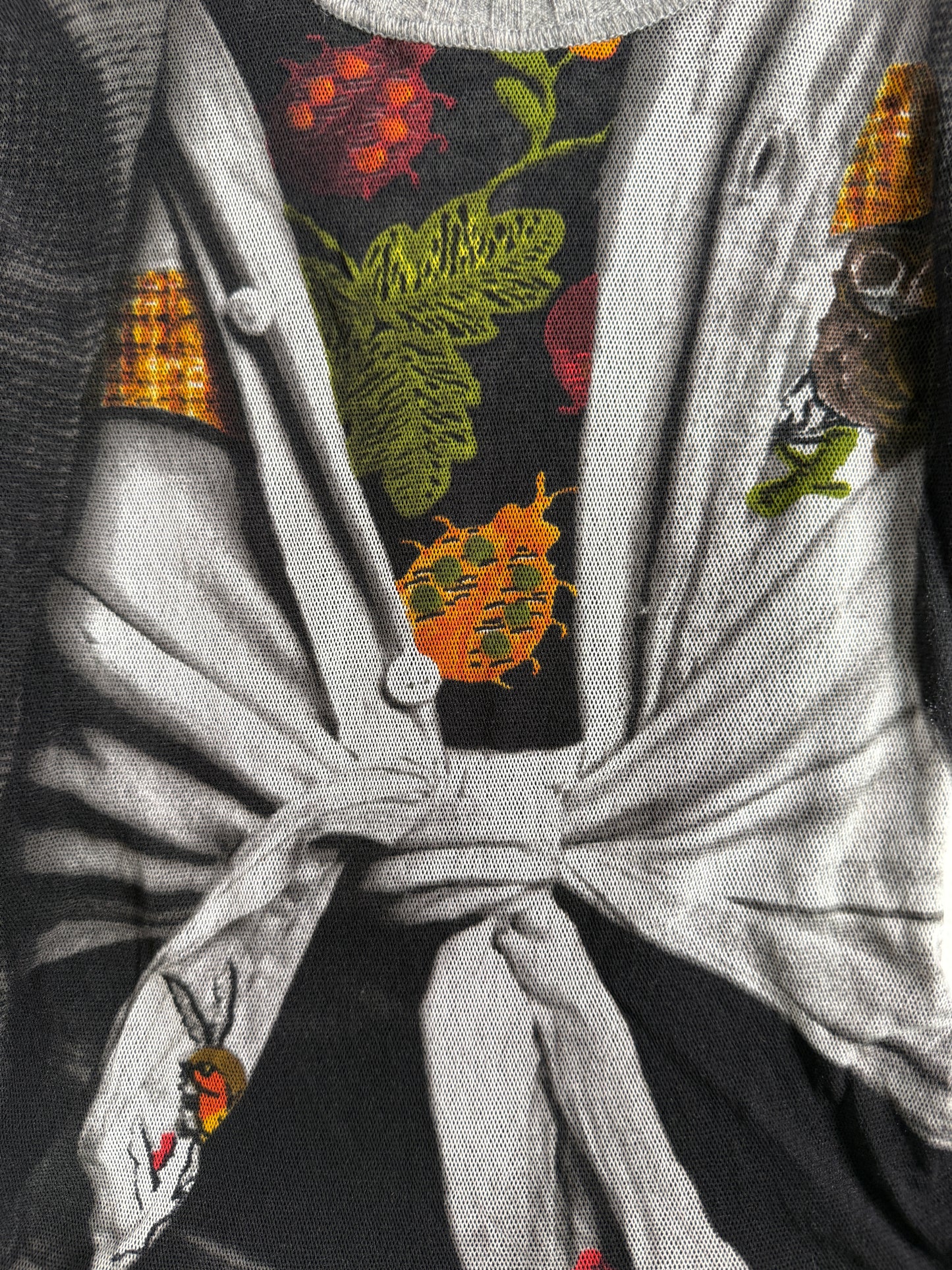 Vintage graphic knit sweater
