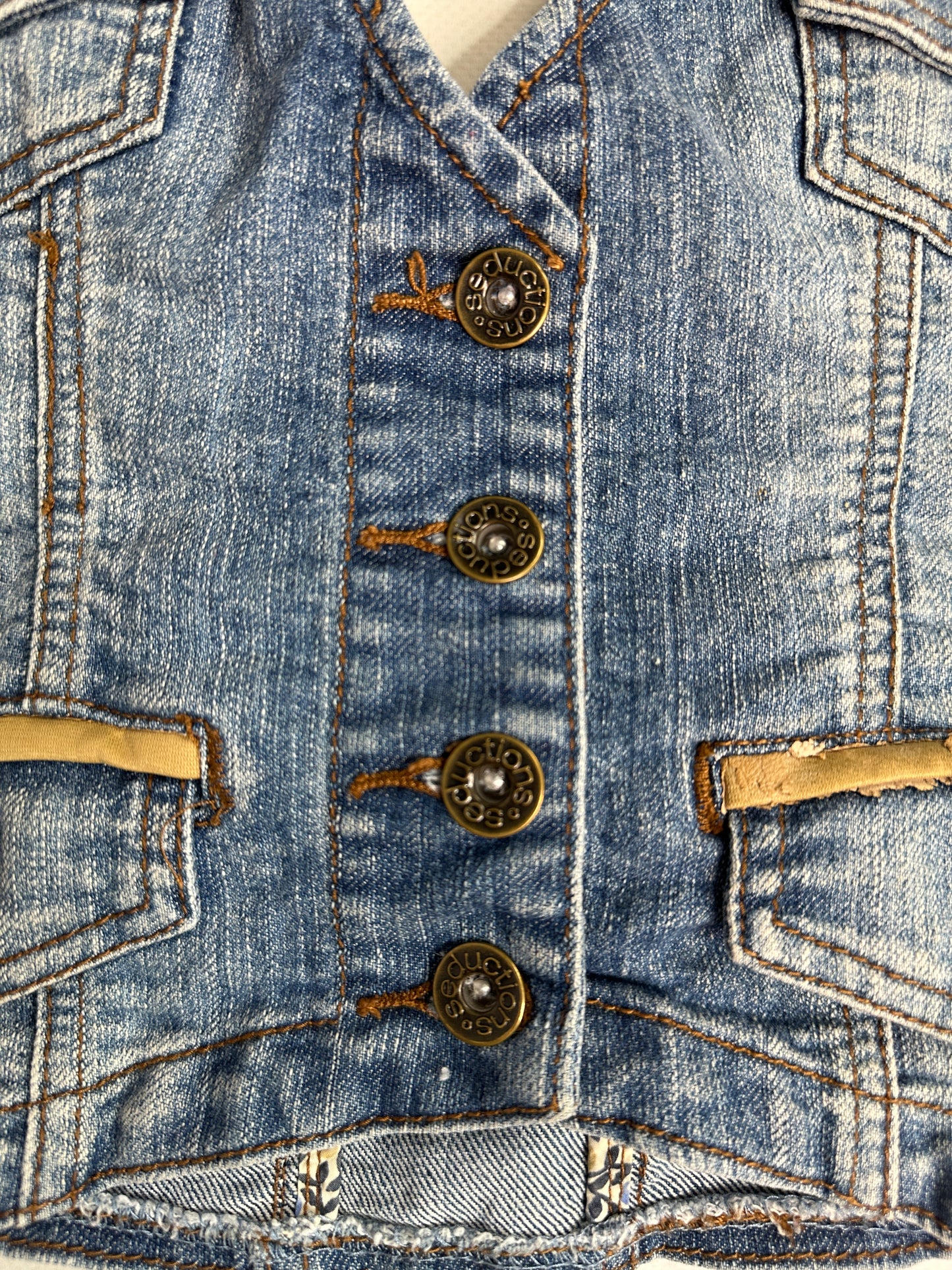 Vintage 2000s denim vest