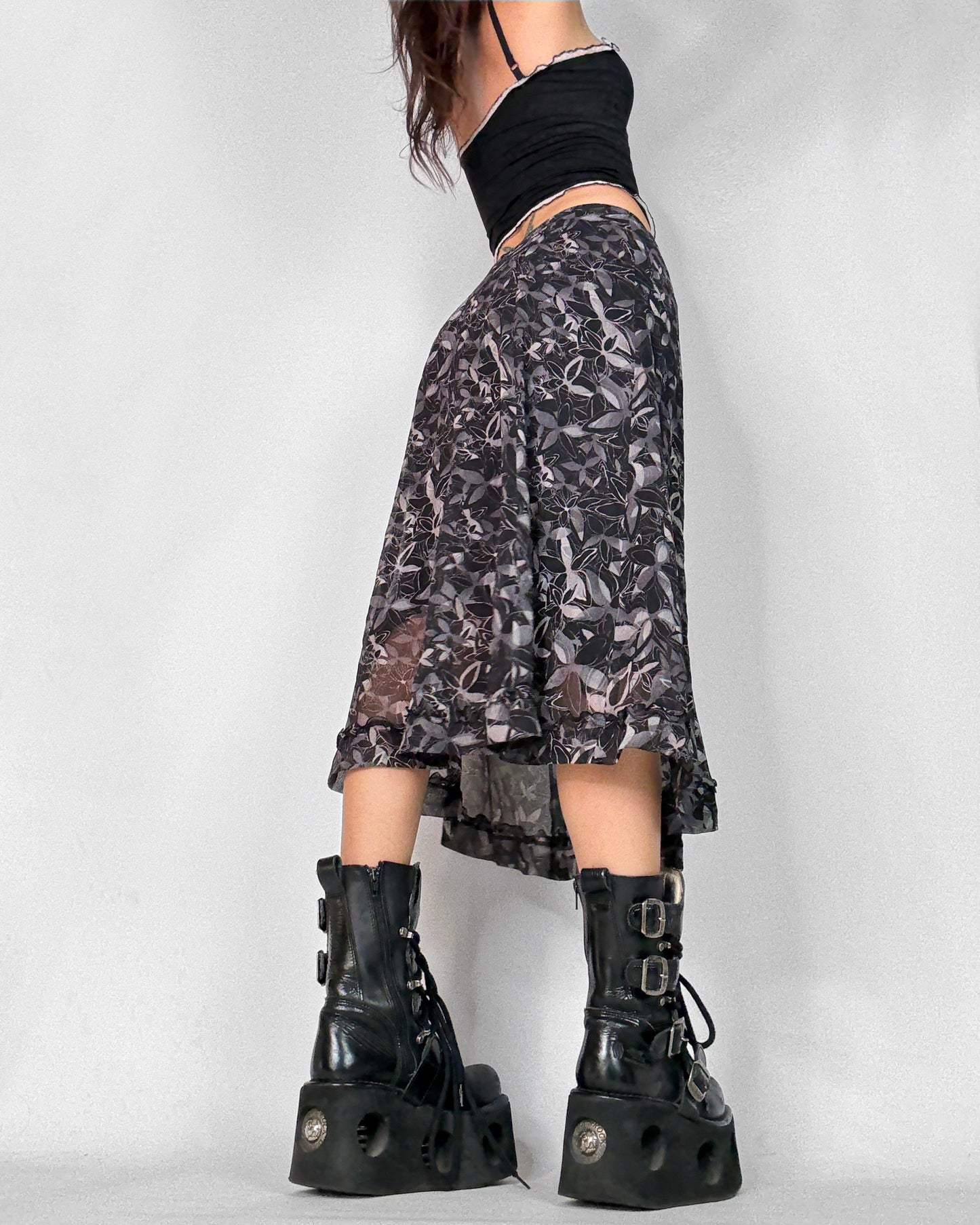 Vintage whimsigoth long skirt