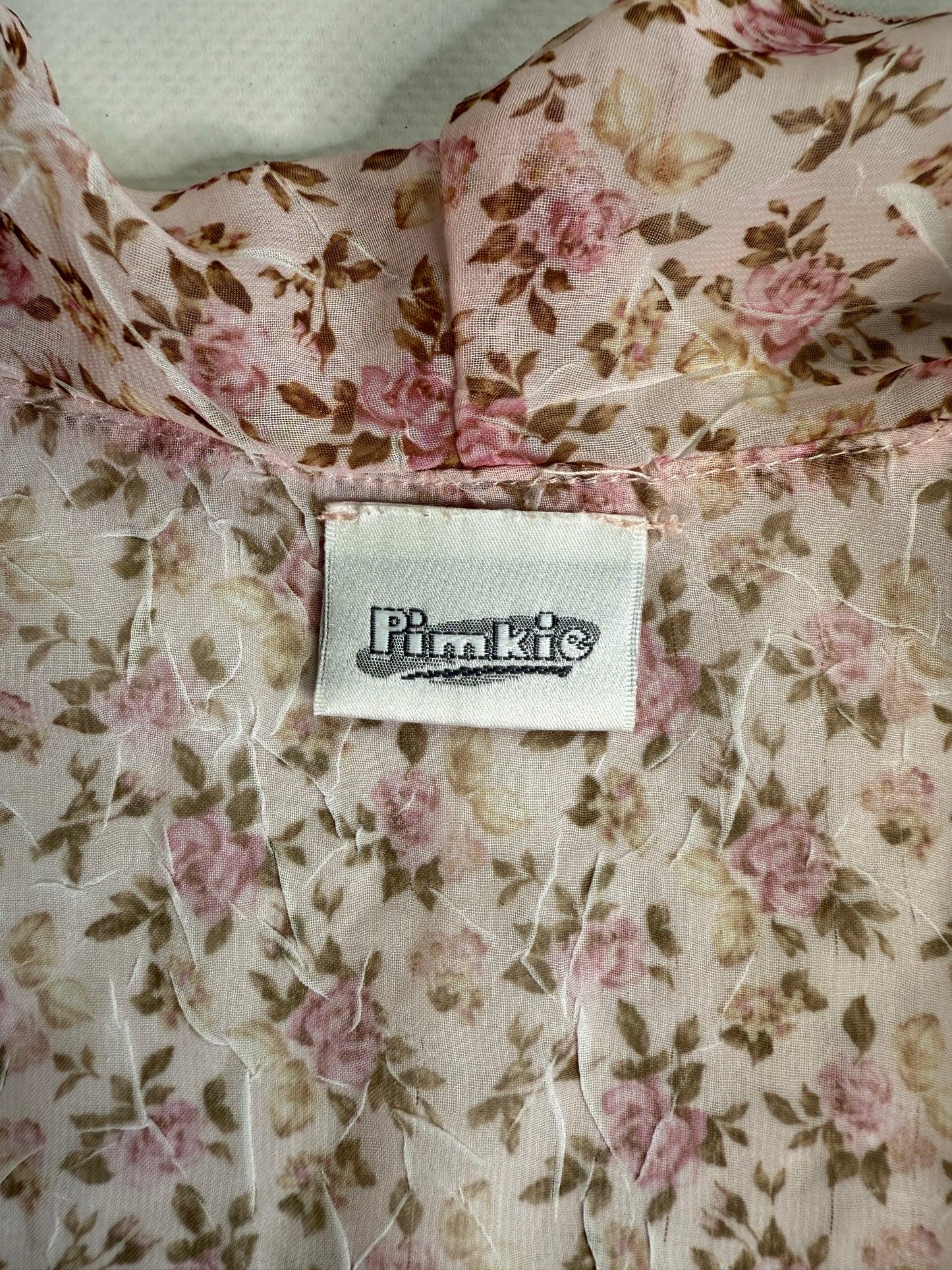 Vintage 2000s ditsy floral top