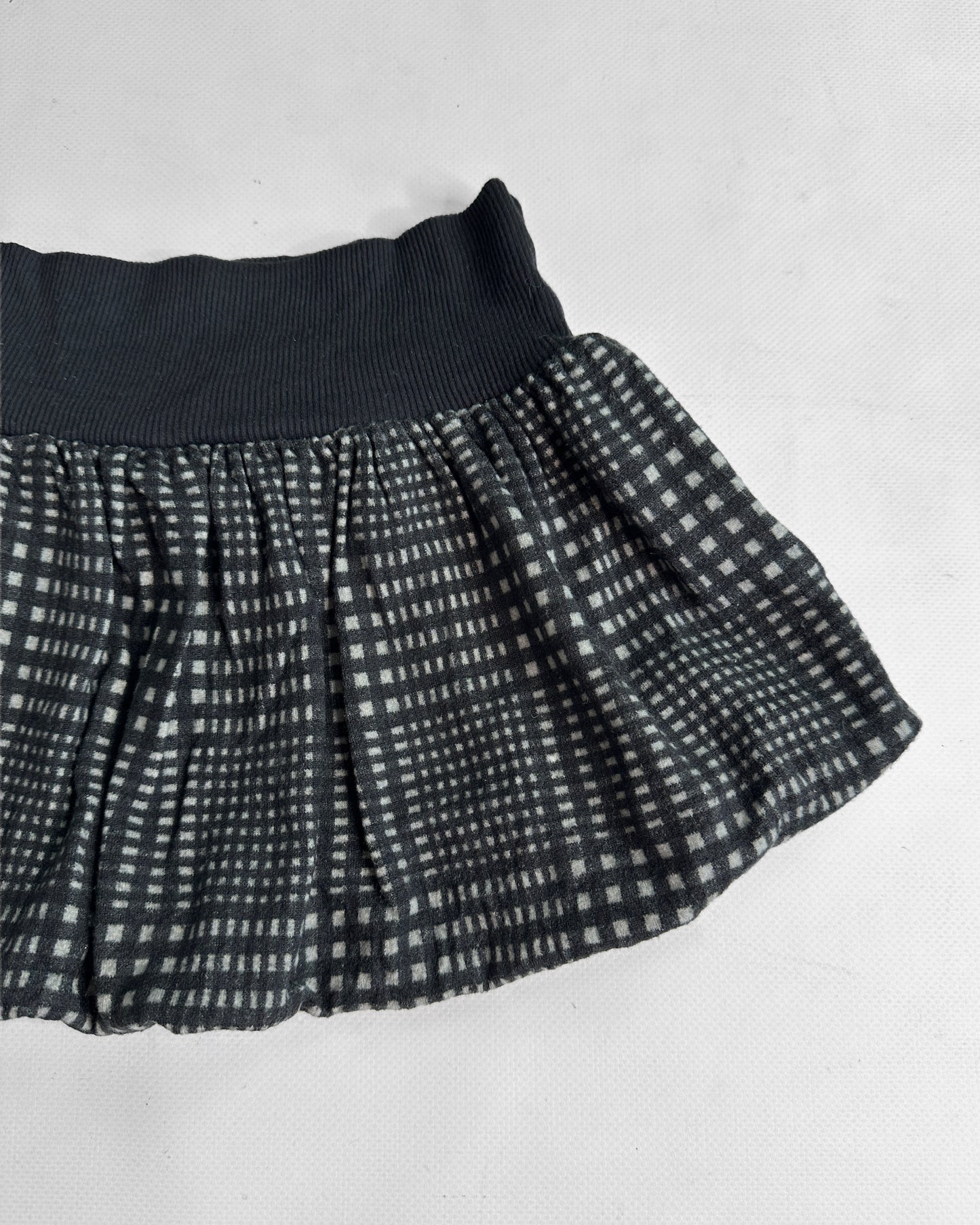 Y2K balloon mini skirt plaid