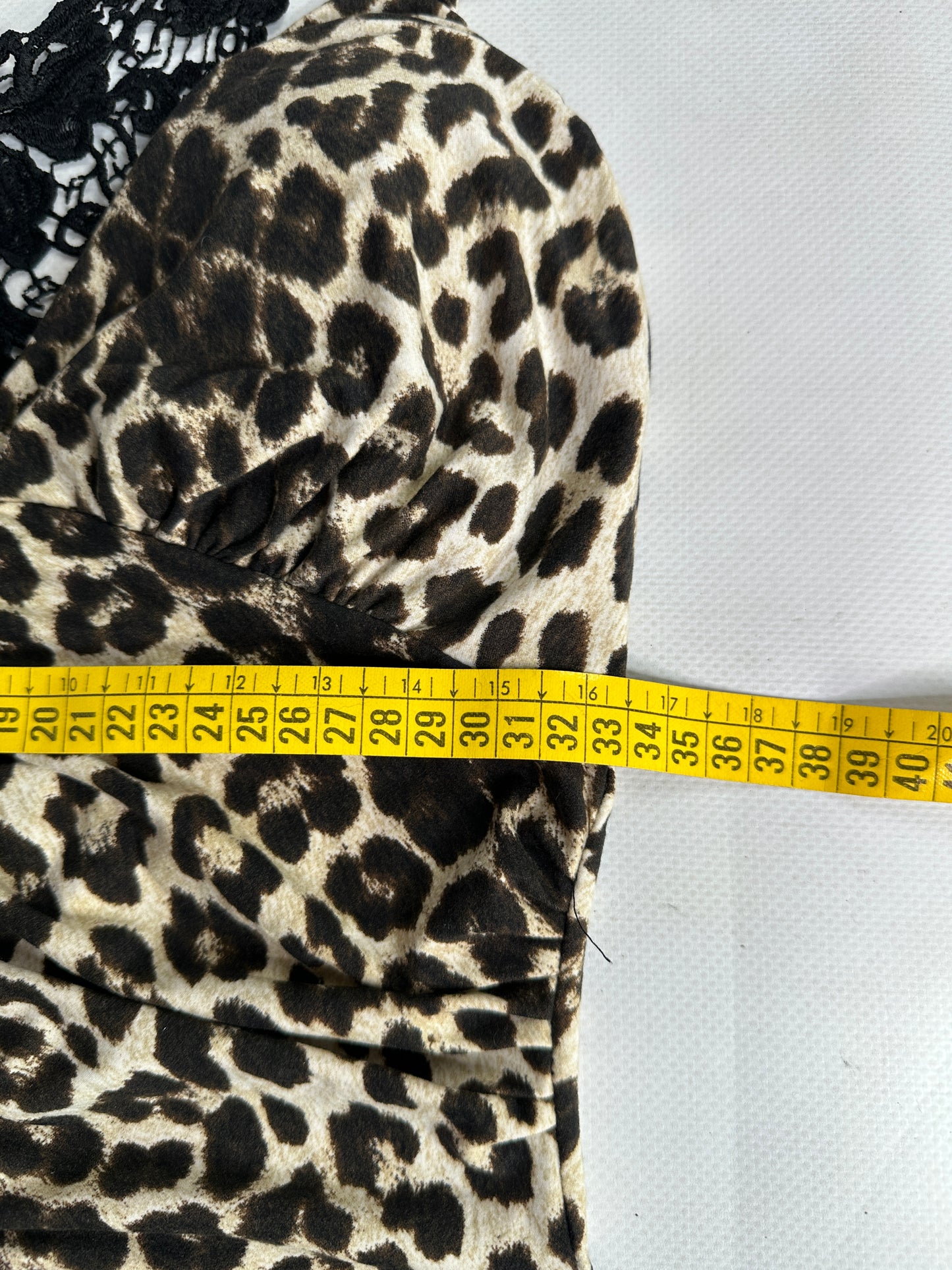 Vintage Y2K animal print top