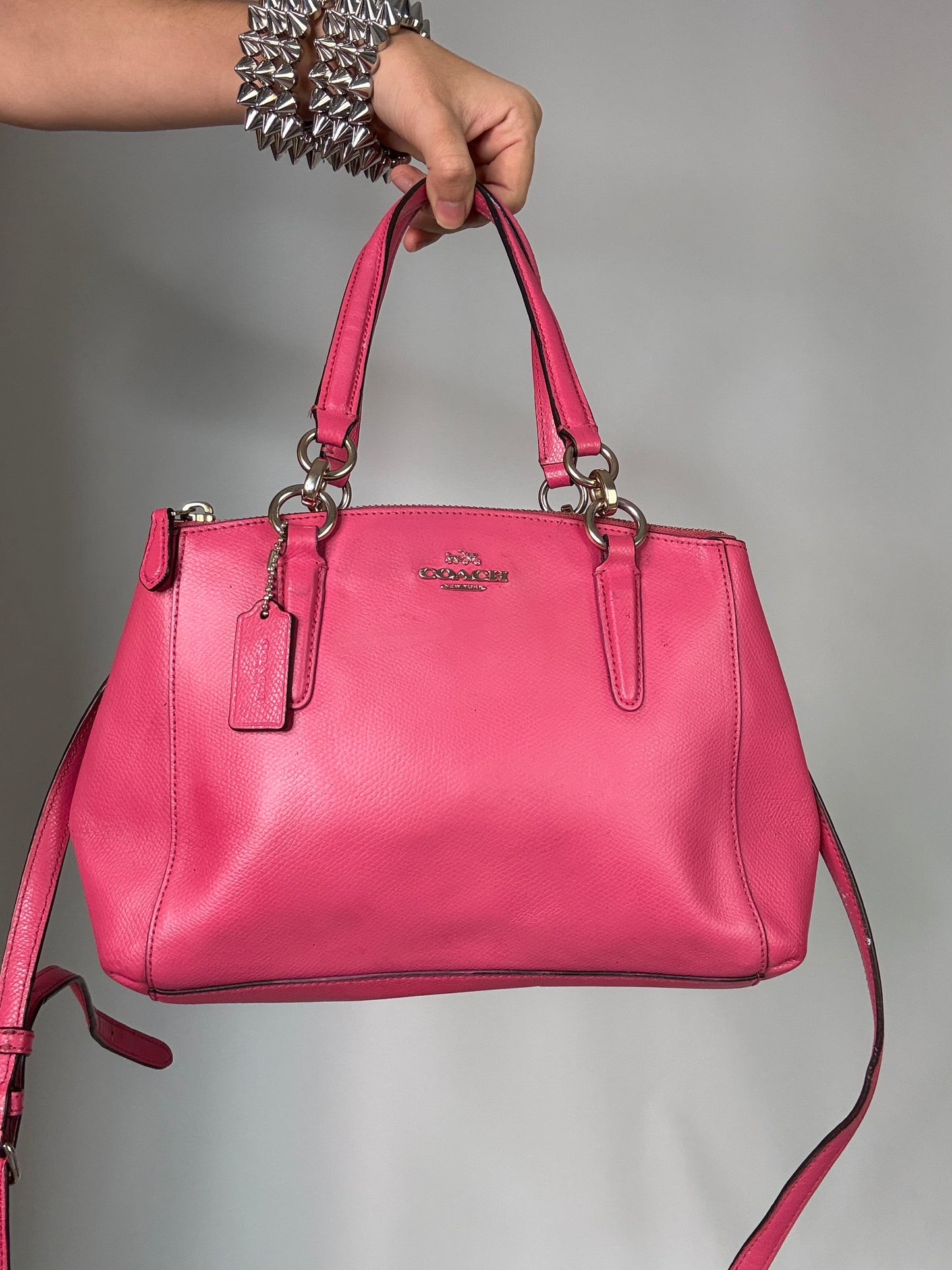 Pink Coach Vintage Bag
