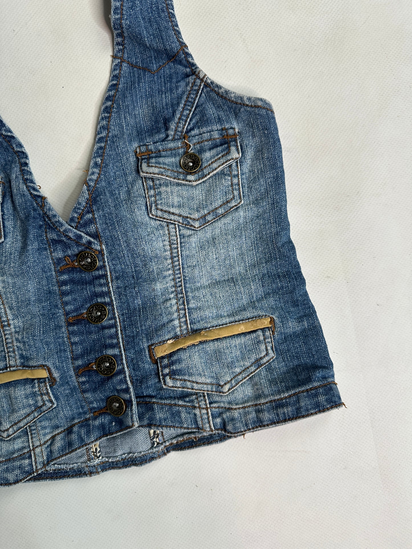 Vintage 2000s denim vest