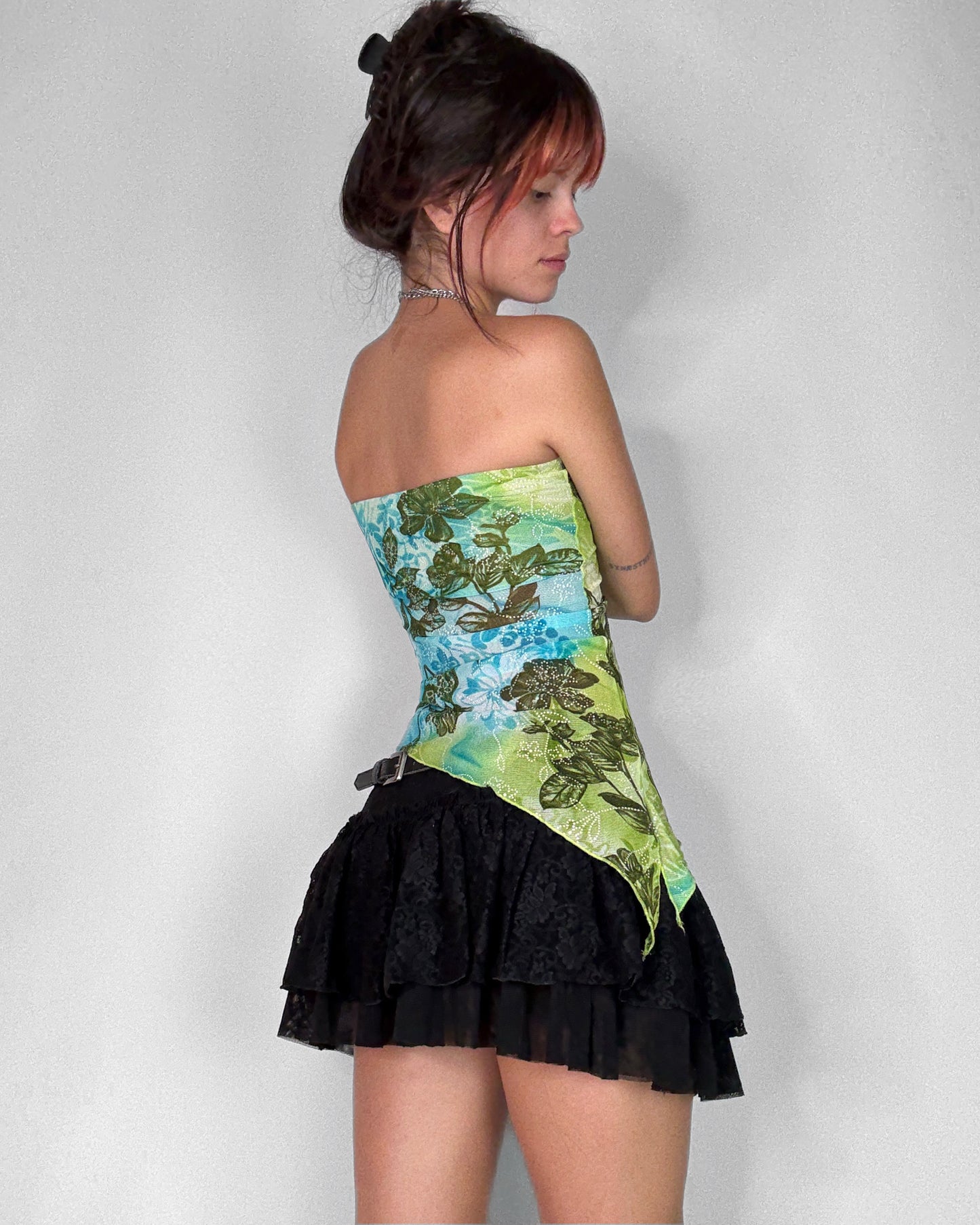 Vintage Y2K asymmetric top