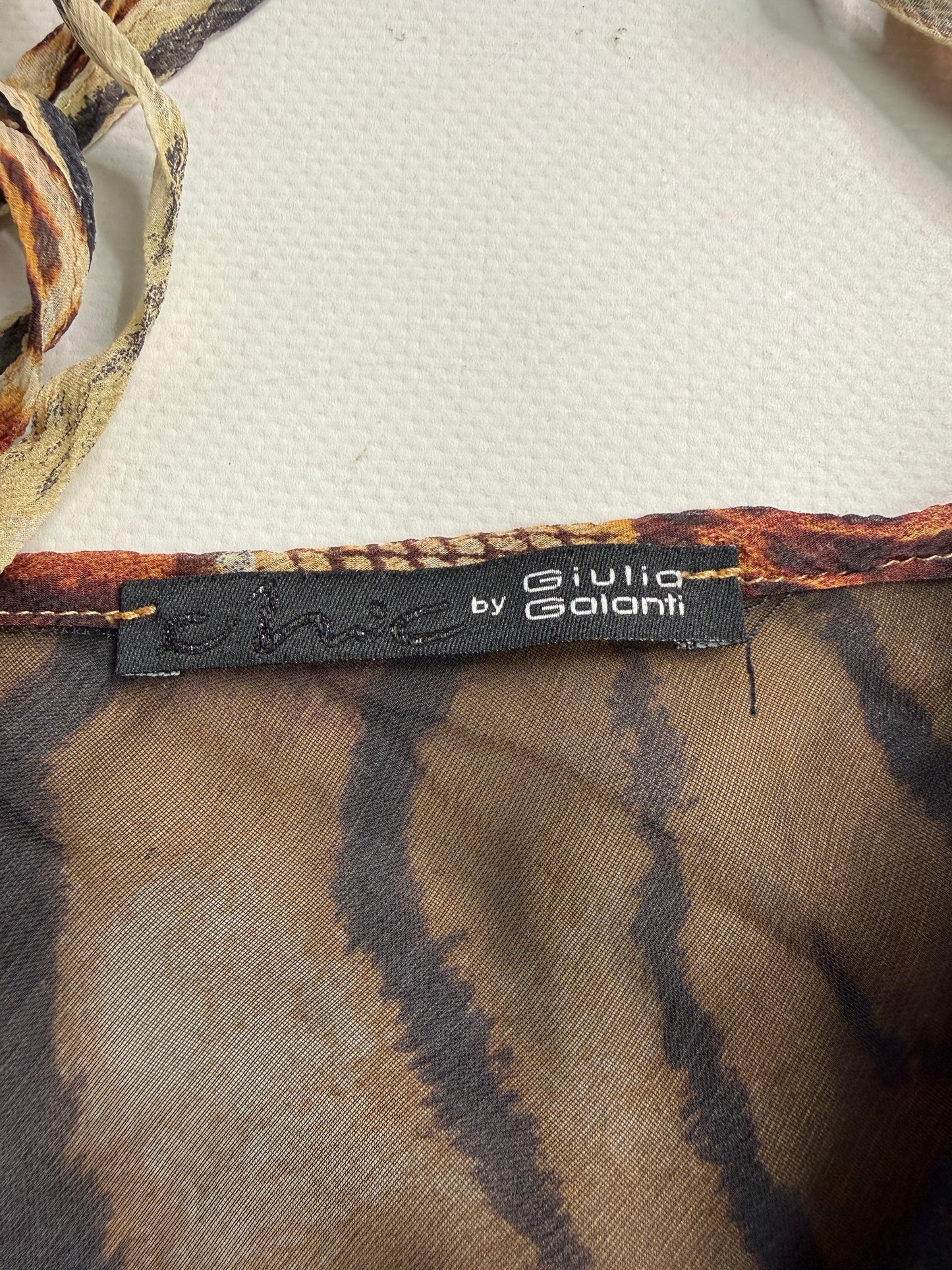 Vintage animal print top