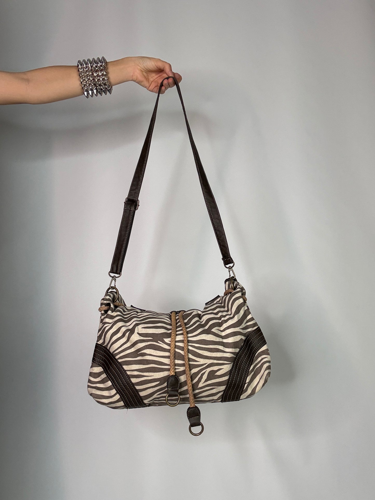 Vintage Y2K Zebra Bag