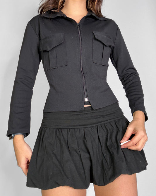 Vintage 2000s fitted zip up
