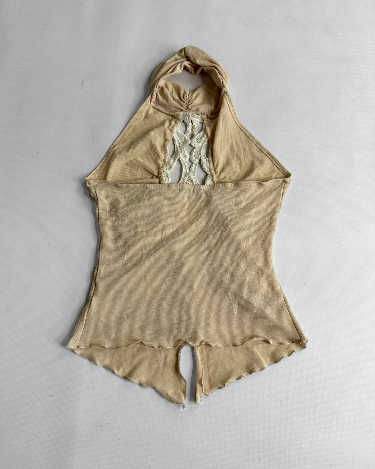 Y2K Boho halter top