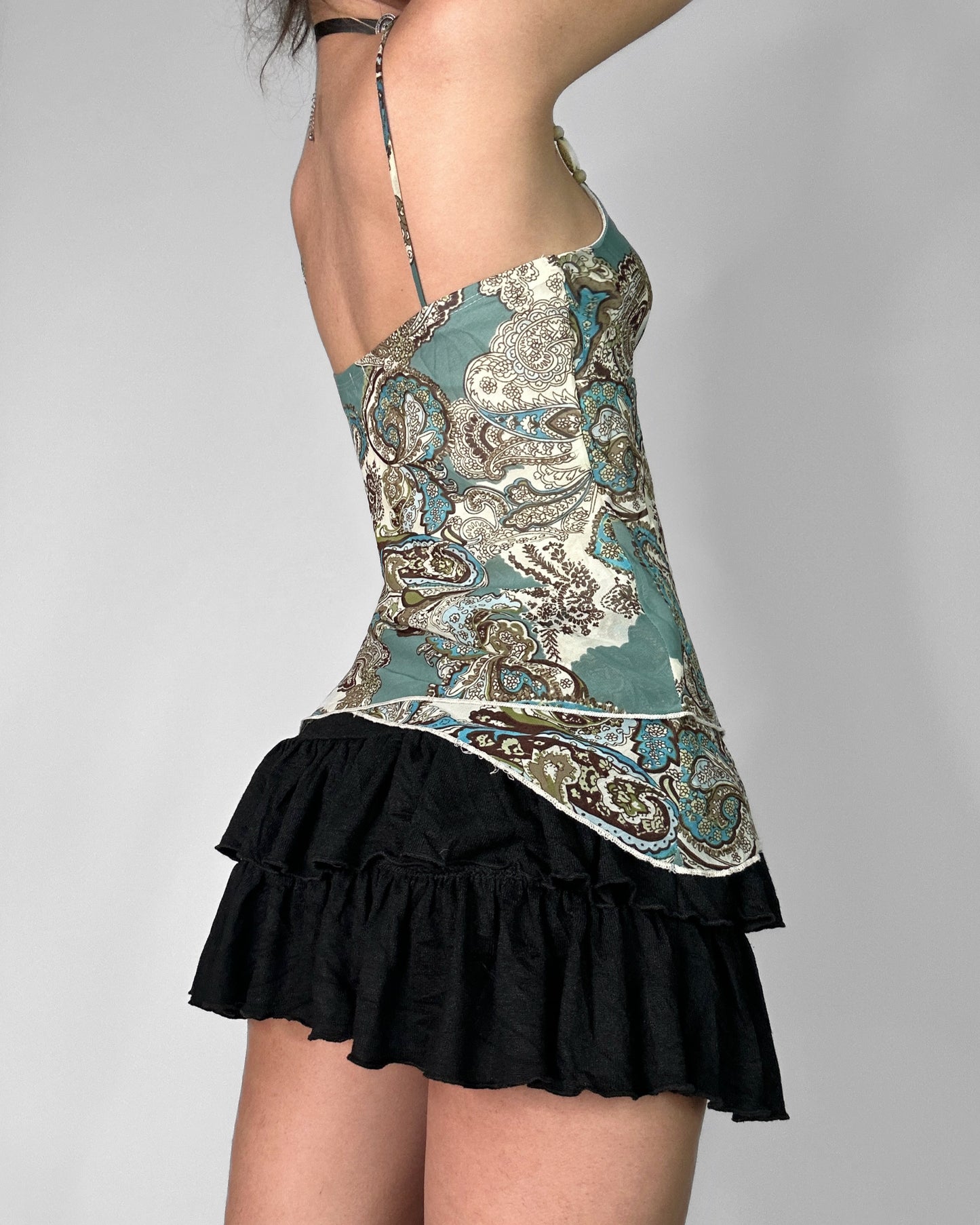 Vintage 2000s boho ibiza cami top