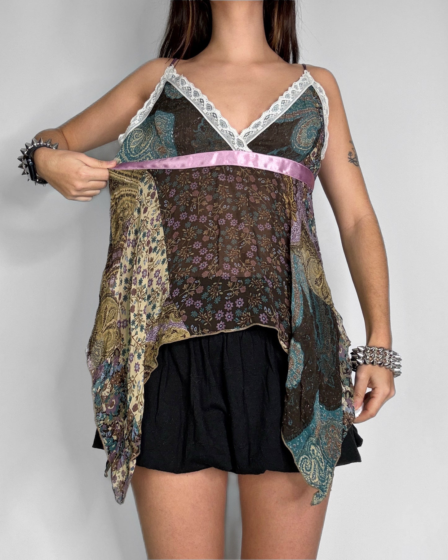 Vintage boho fairy top