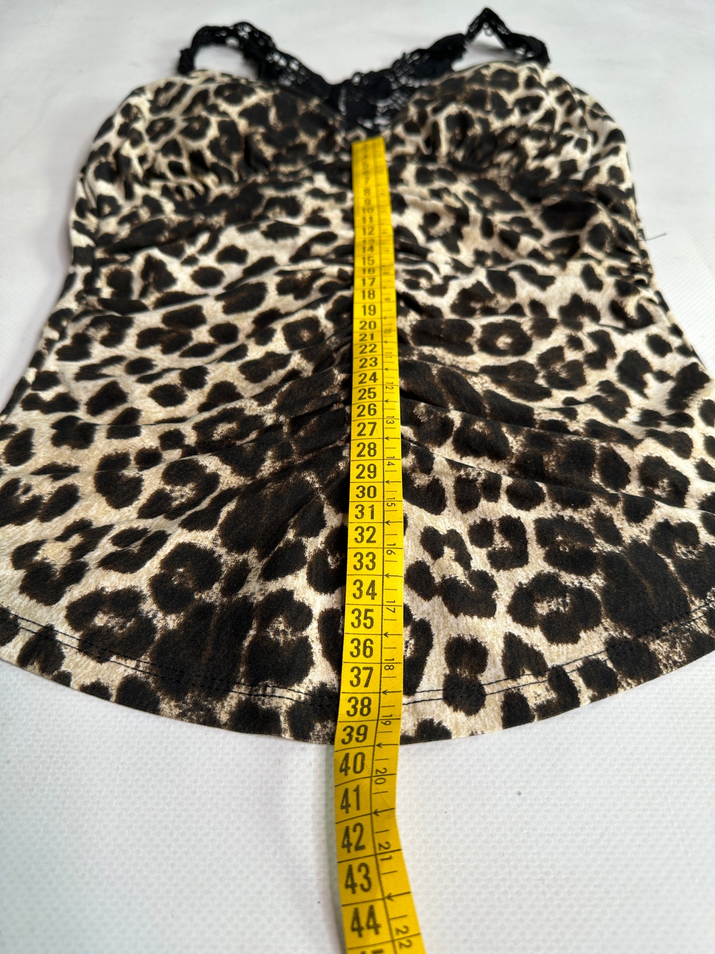 Vintage Y2K animal print top