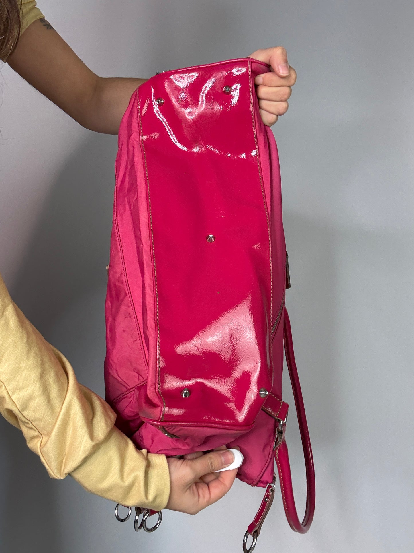 Hot pink Guess Vintage bag