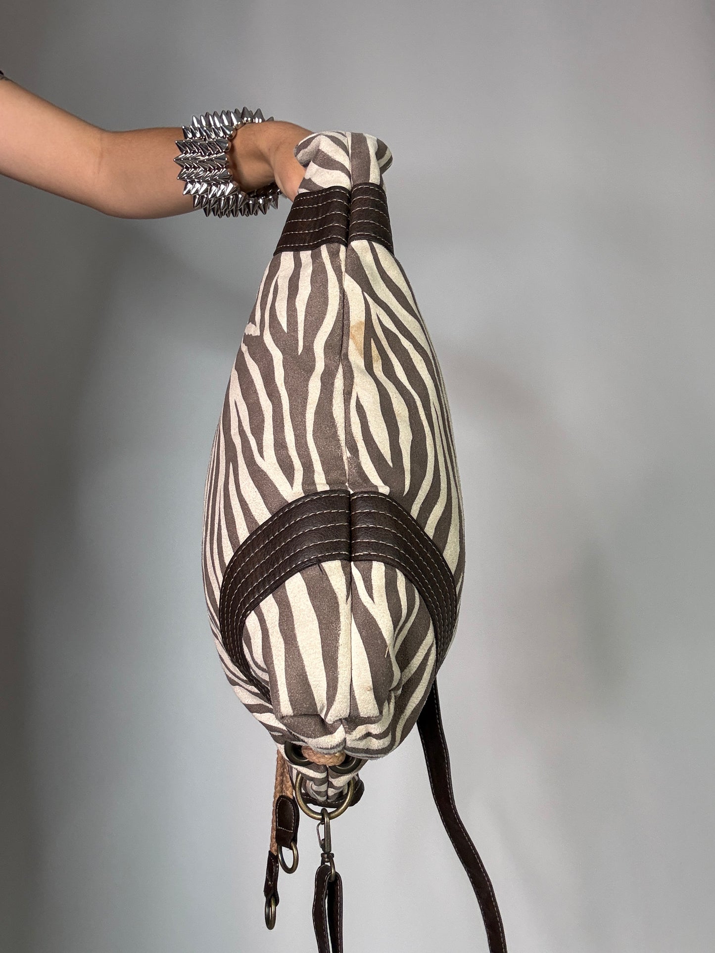 Vintage Y2K Zebra Bag