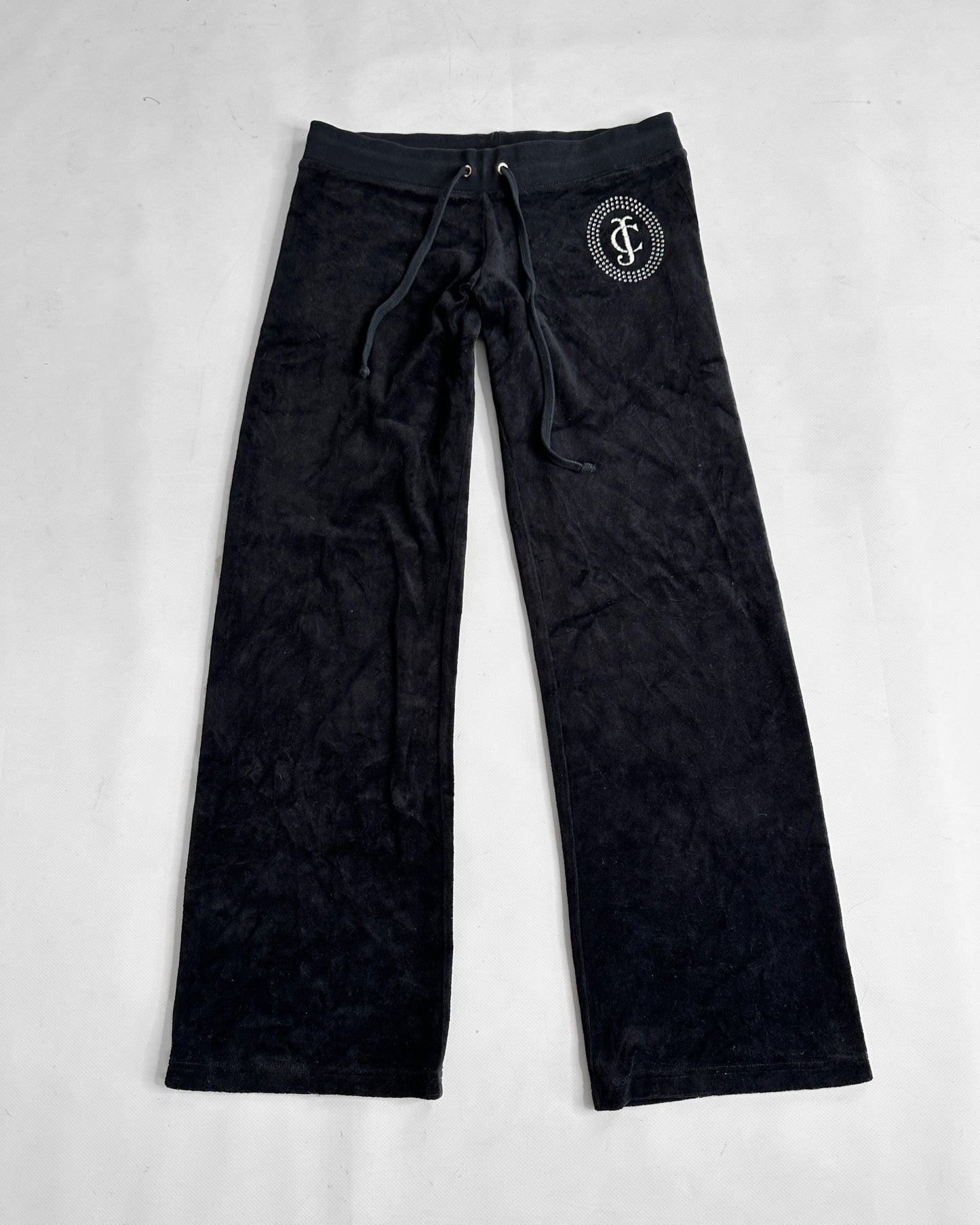 Black Juicy Couture 2000s Velour Tracksuit