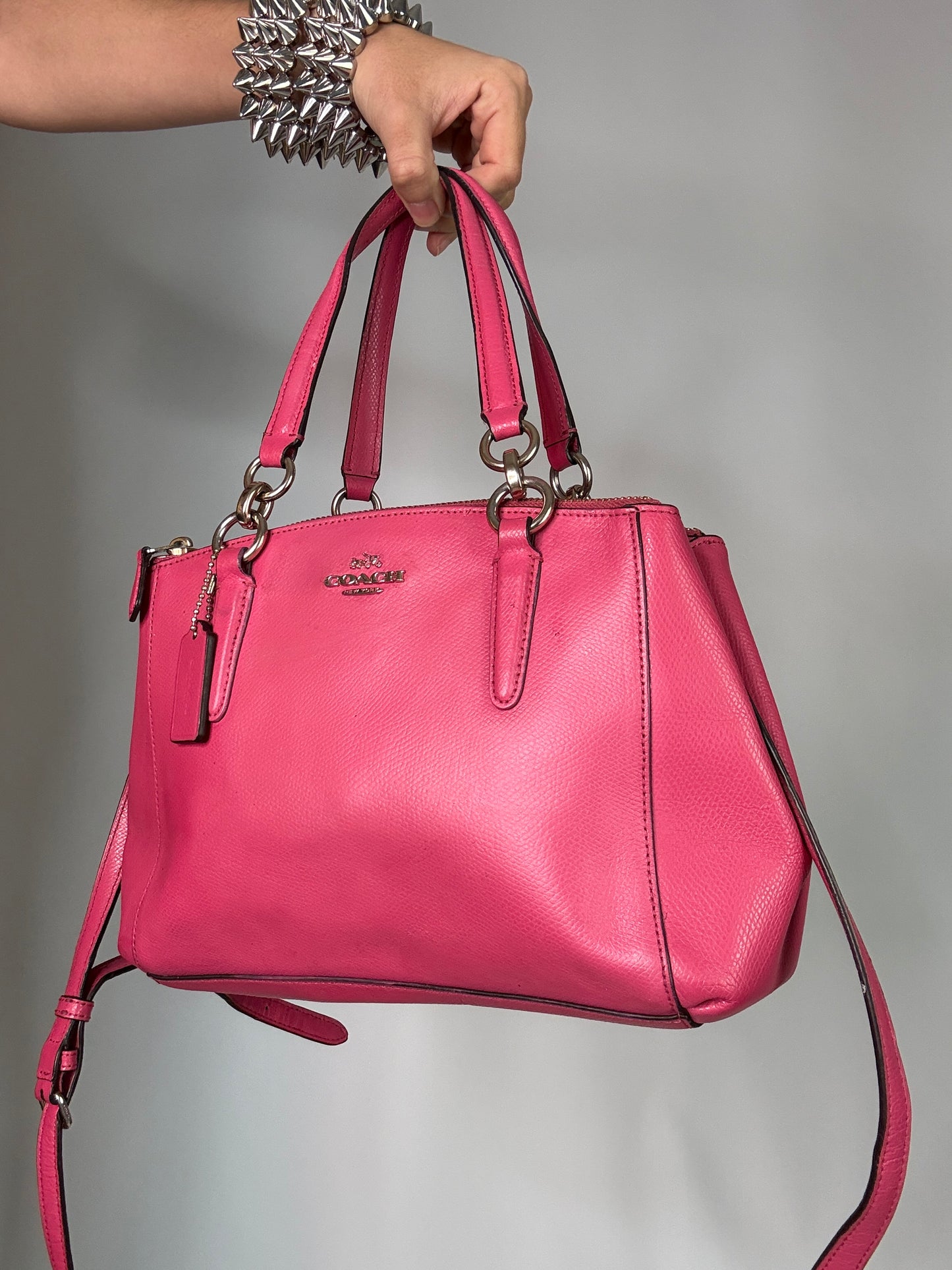 Pink Coach Vintage Bag