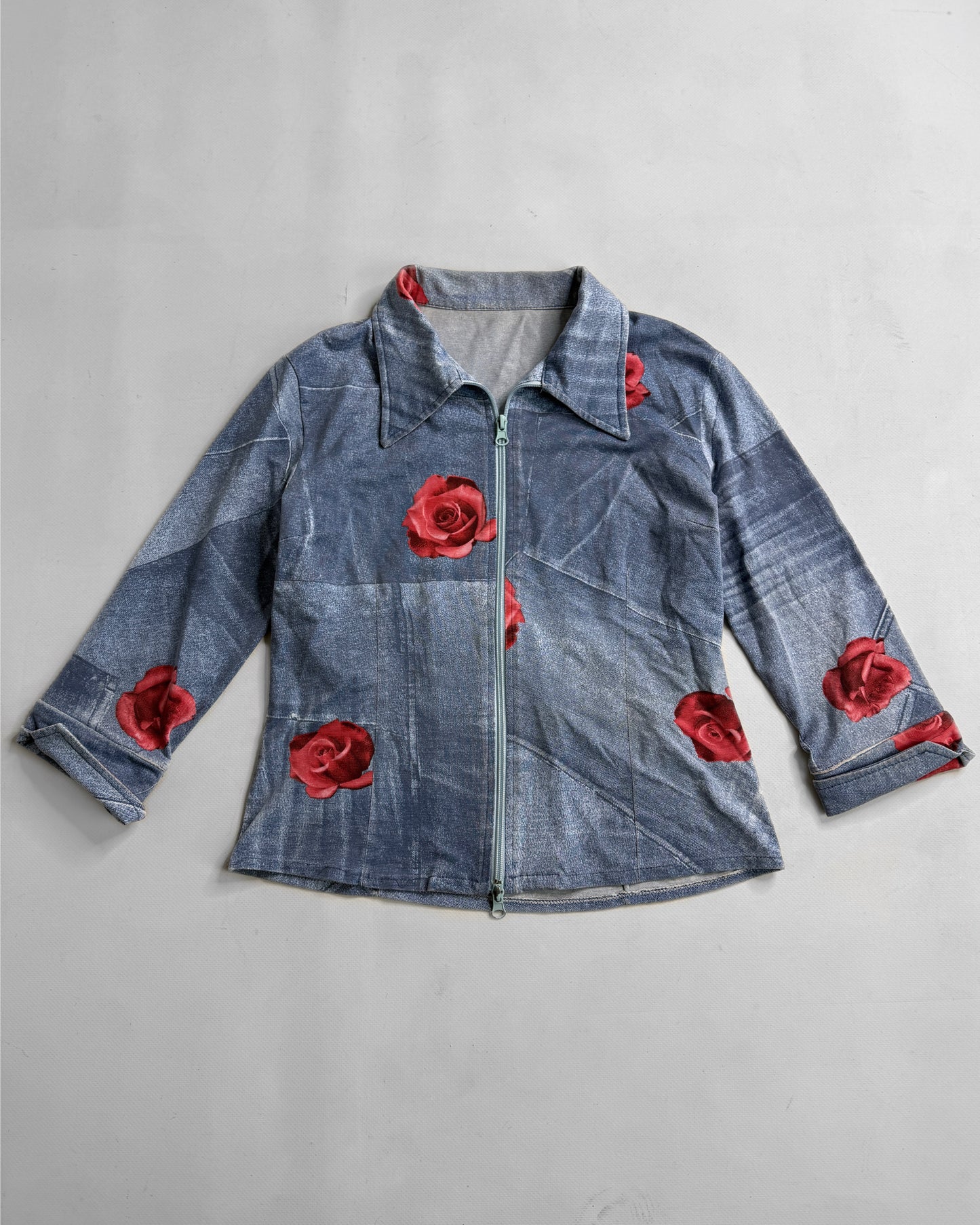 Vintage double zip up Shirt