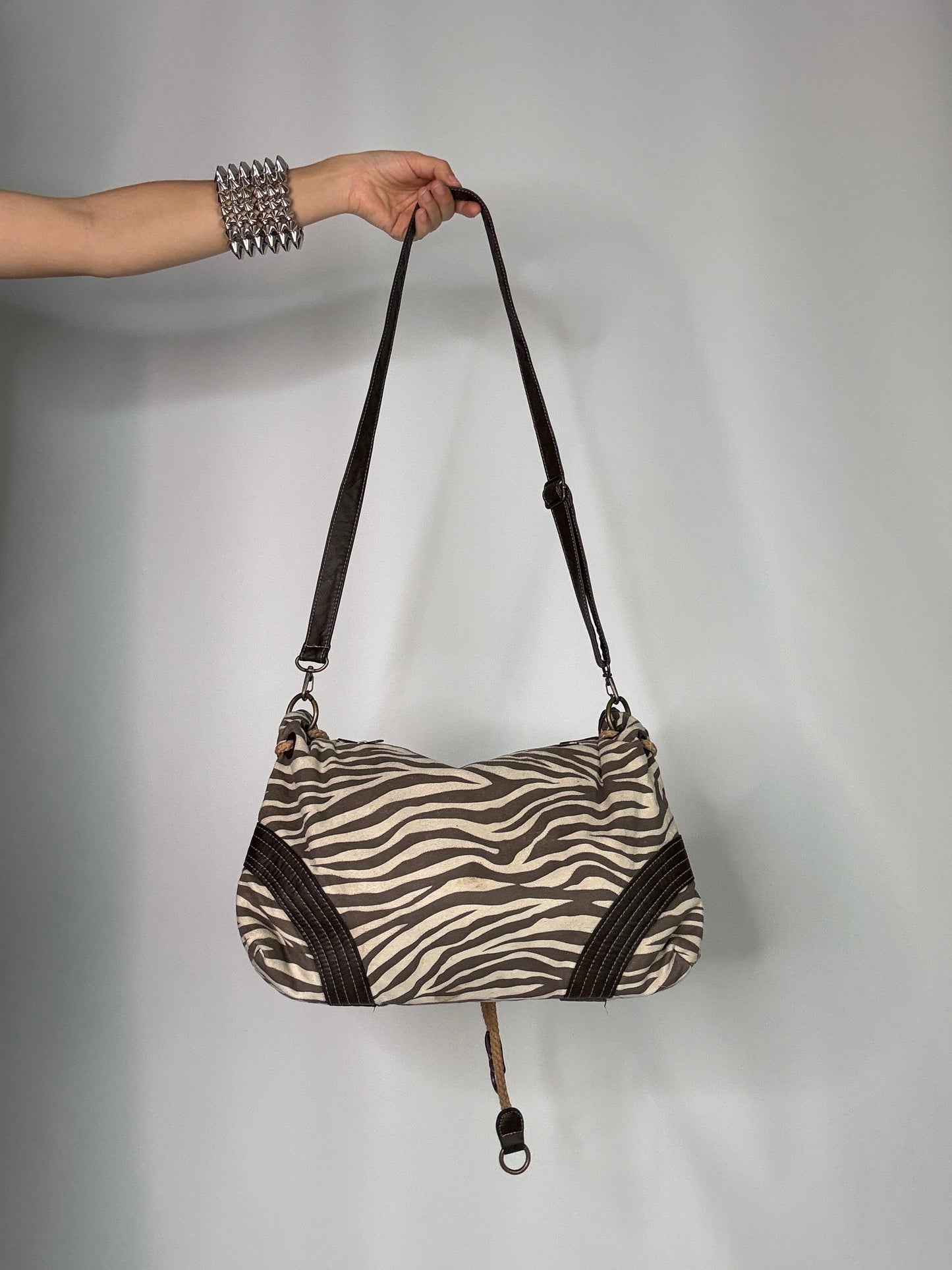 Vintage Y2K Zebra Bag