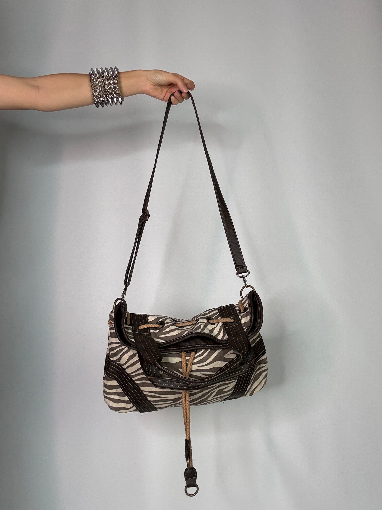 Vintage Y2K Zebra Bag