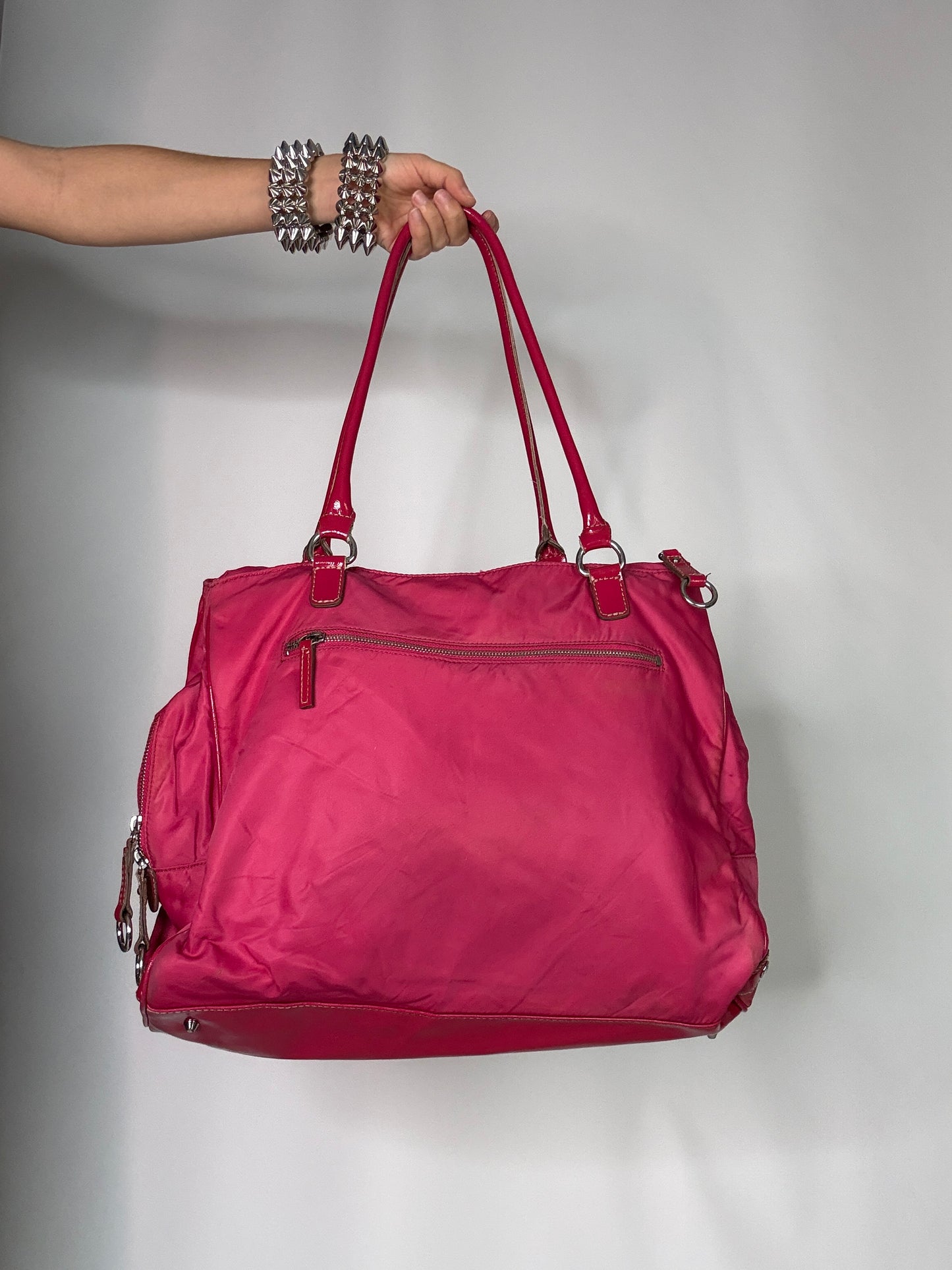 Hot pink Guess Vintage bag