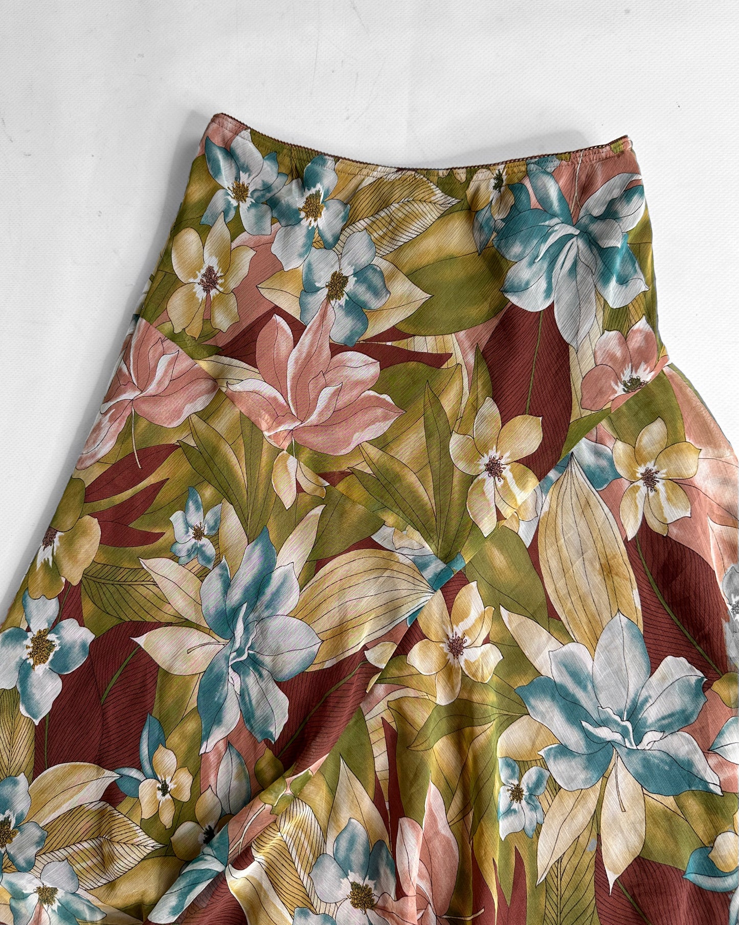 Vintage 2000s long floral skirt