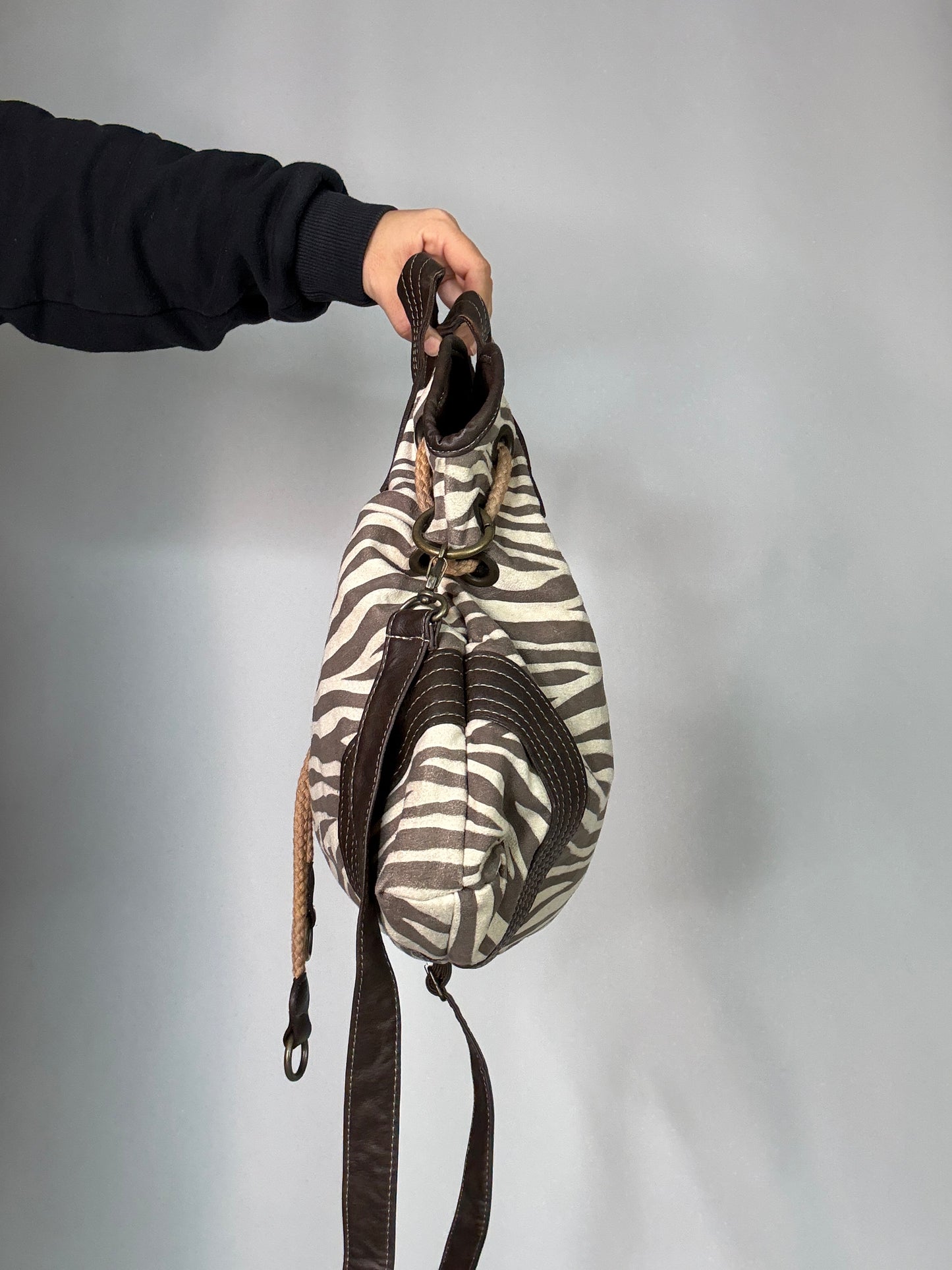Vintage Y2K Zebra Bag