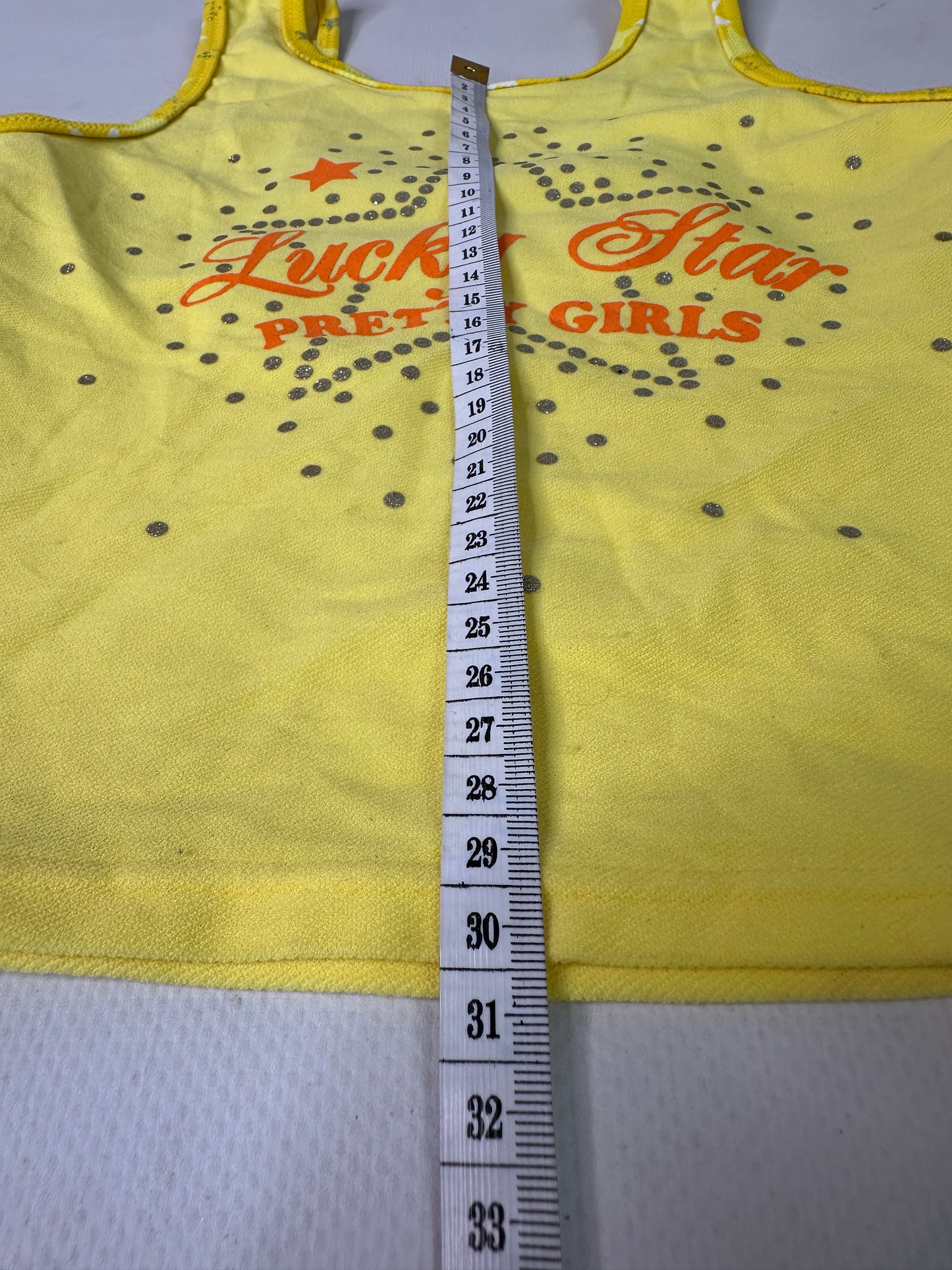 Vintage 2000s Yellow Summer top