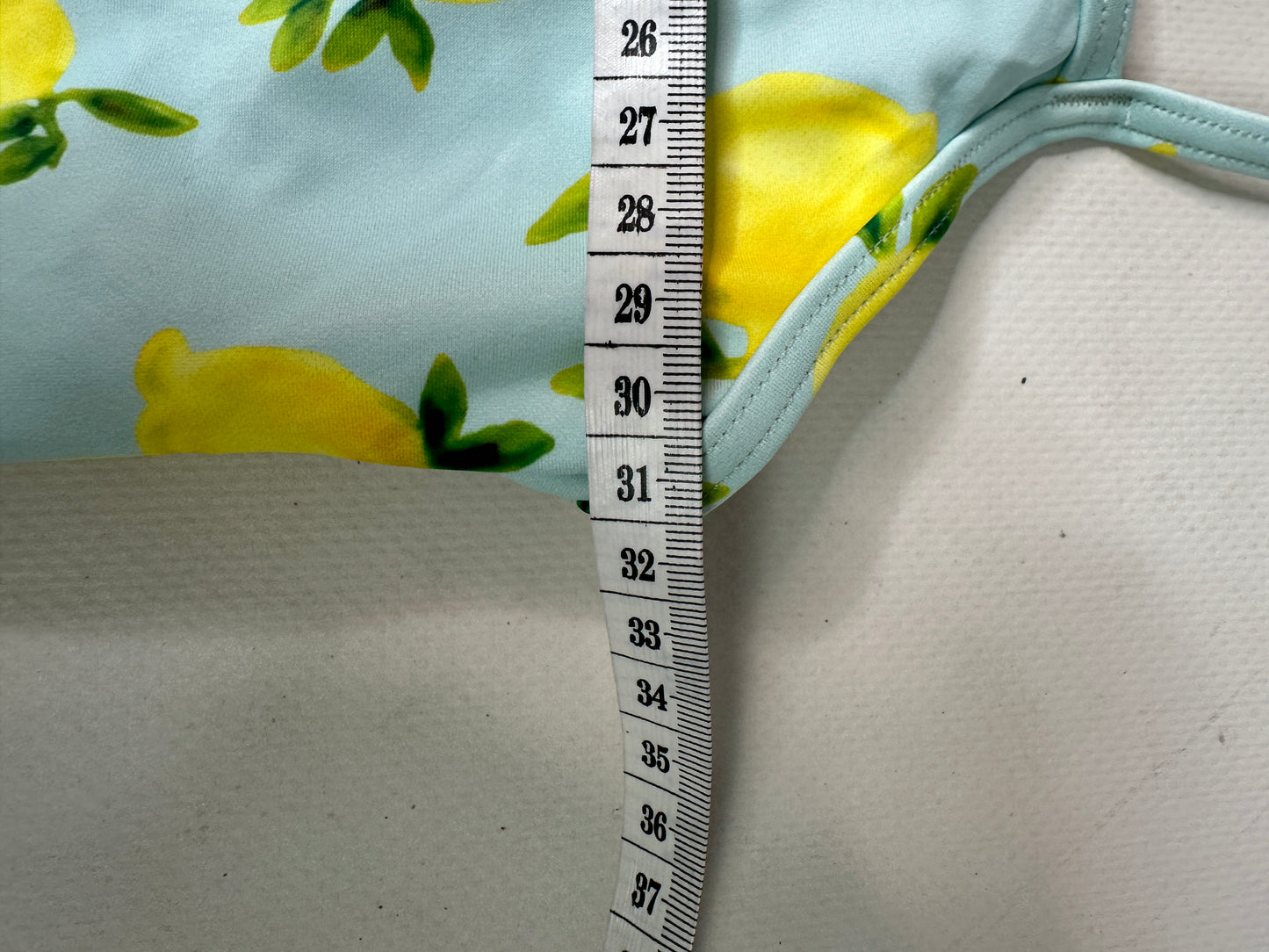 Vintage 2000s euro summer lemon top
