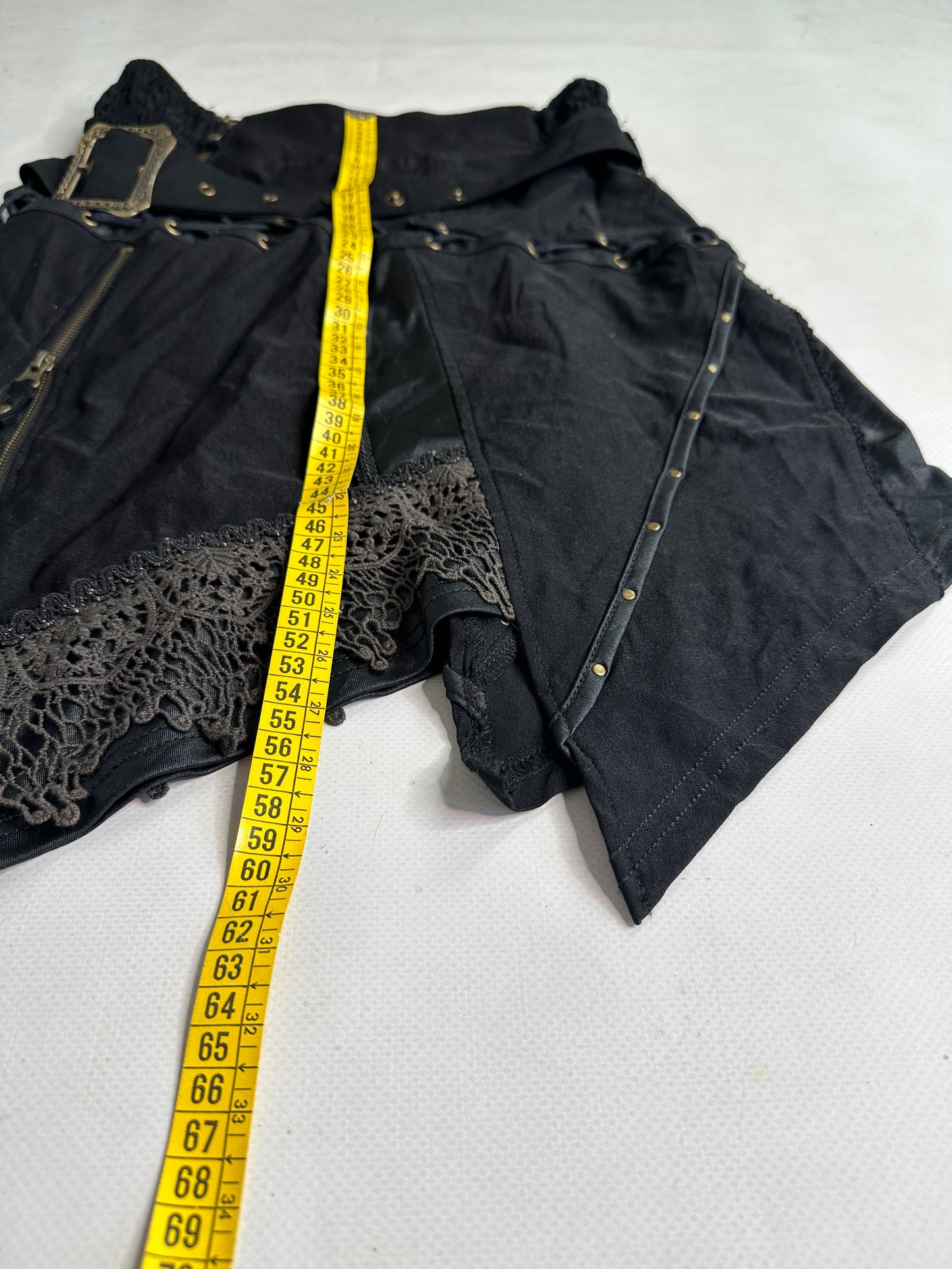 Vintage 2000s goth asymmetric skirt