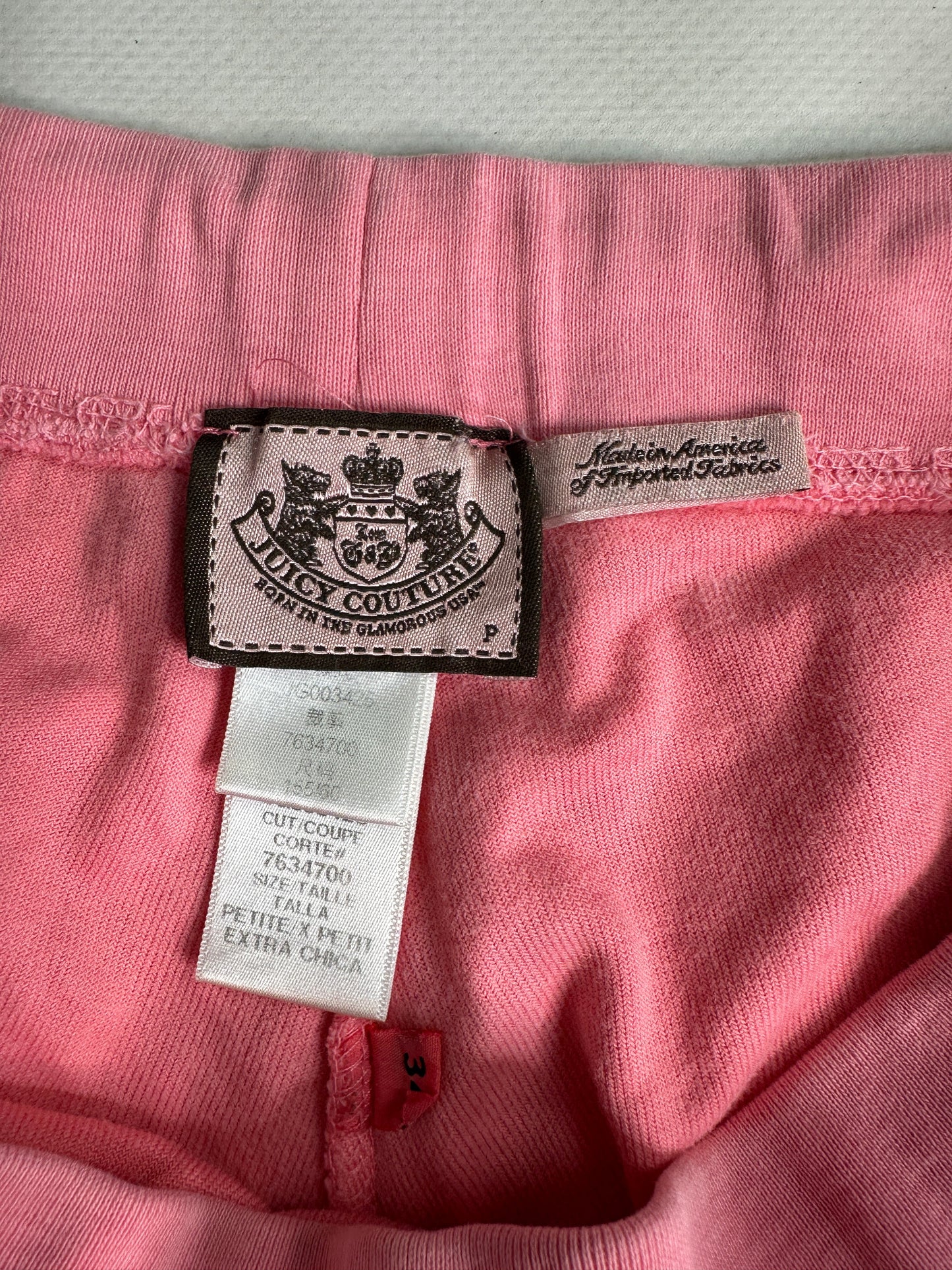 Black Juicy Couture 2000s Pink Velour Tracksuit