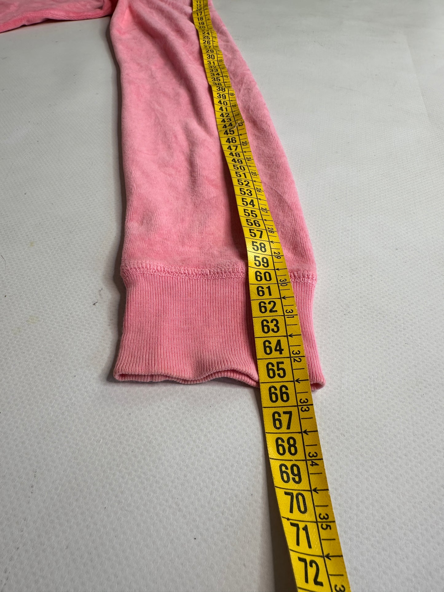 Black Juicy Couture 2000s Pink Velour Tracksuit