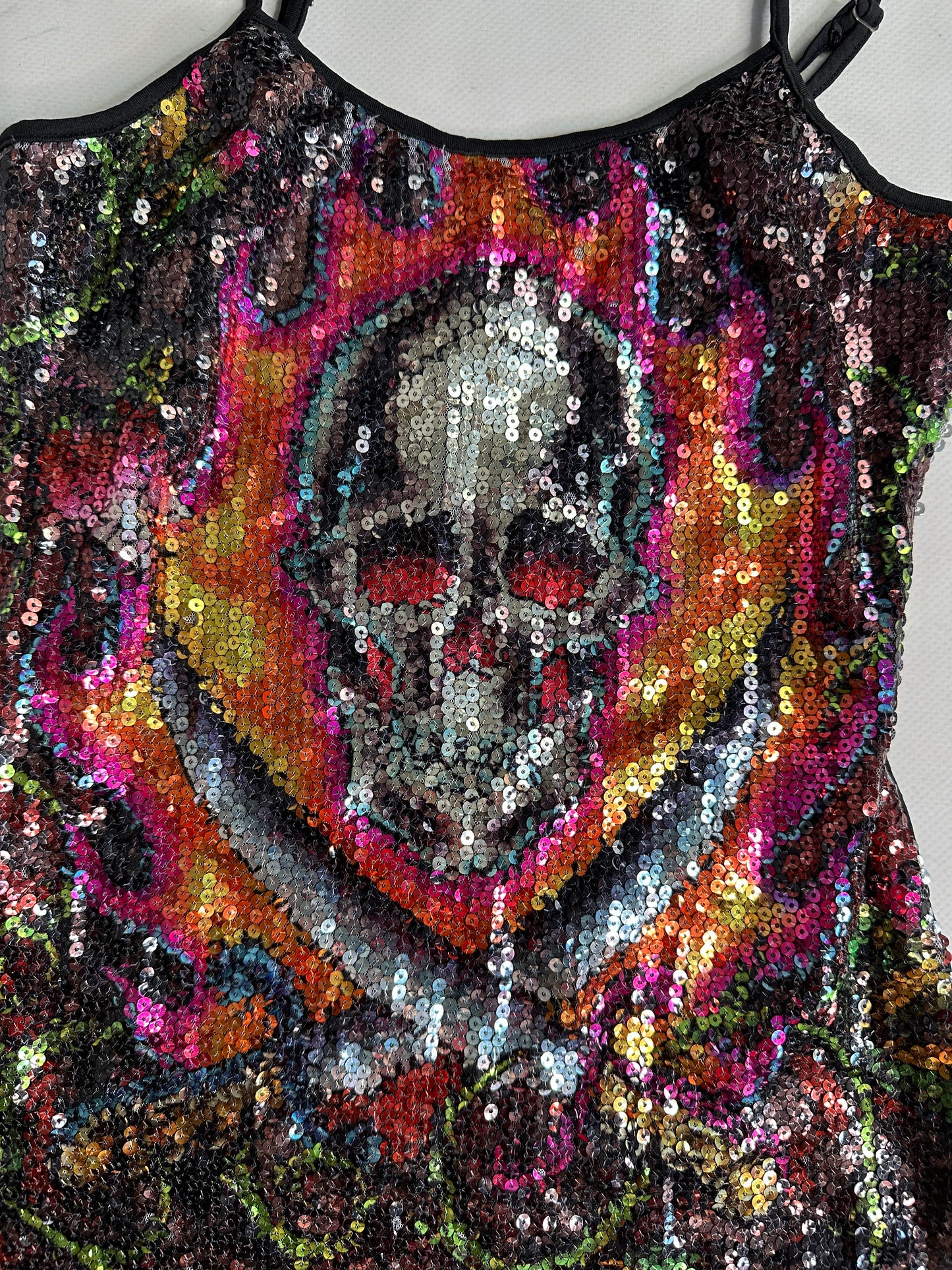 Ed Hardy Y2K sequin mini dress