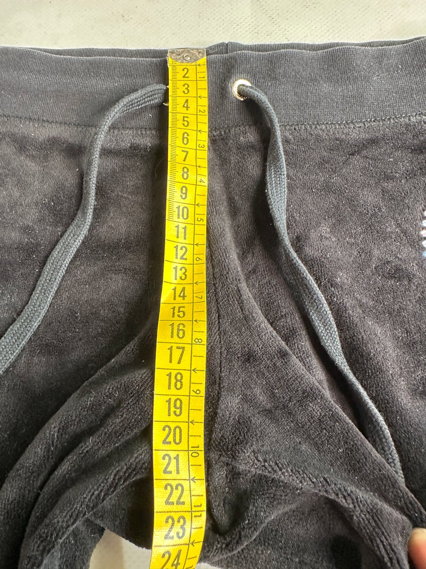 Black Juicy Couture 2000s Velour Tracksuit