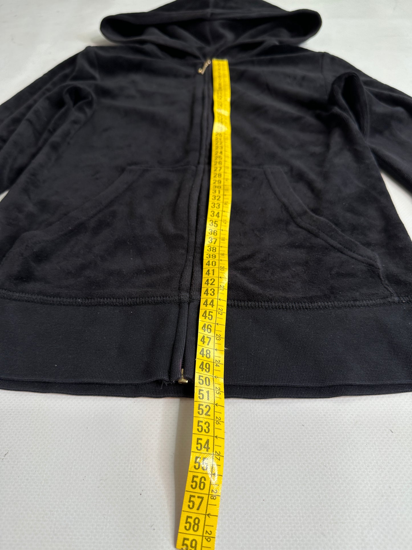 Black Juicy Couture 2000s Velour Tracksuit