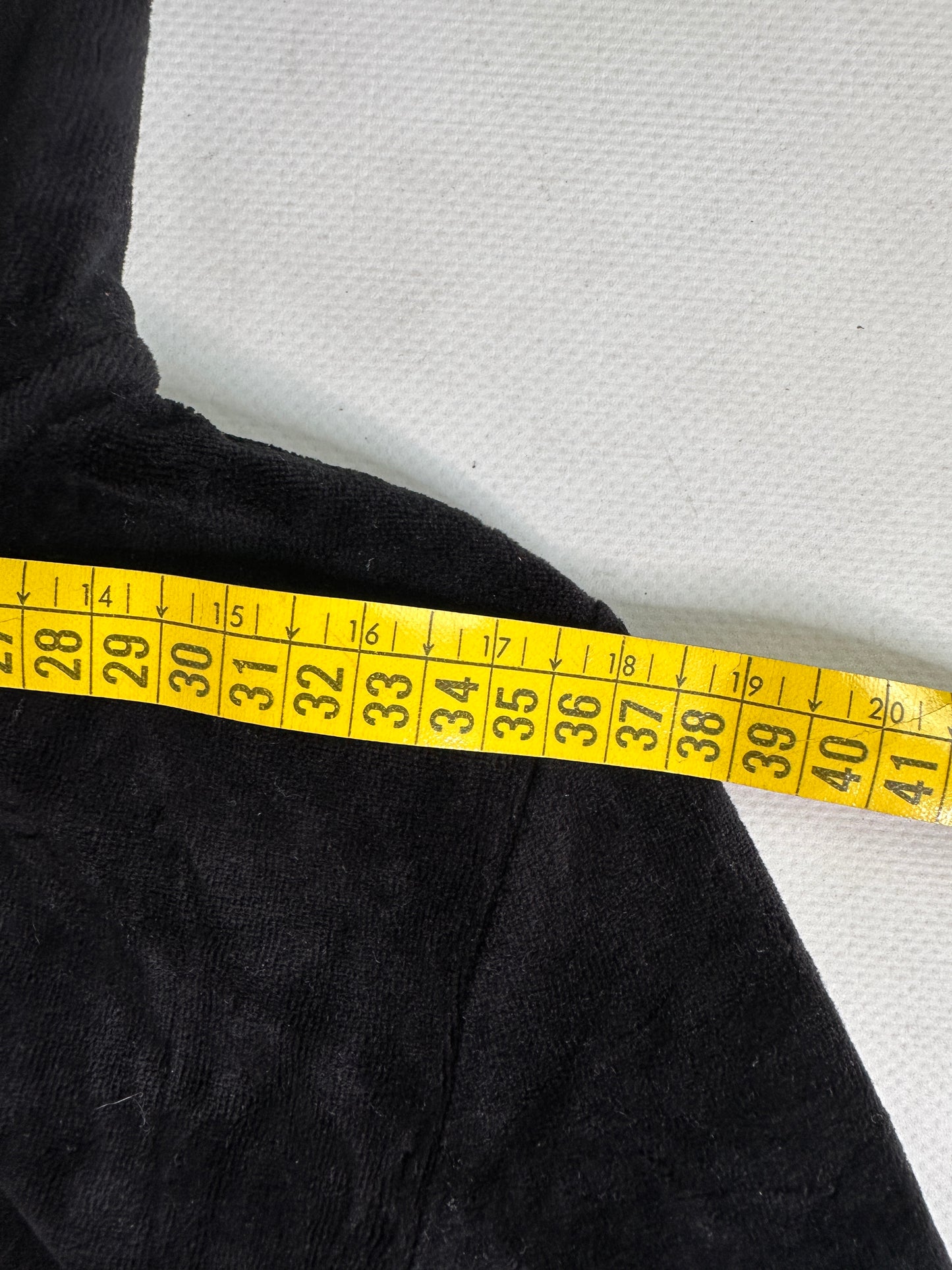 Black Juicy Couture 2000s Velour Tracksuit