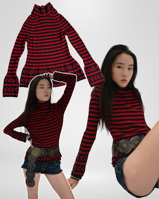 Vintage 2000s Striped Sweater